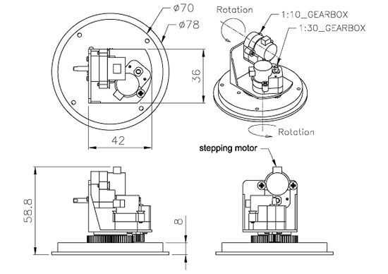 Picture of Rotating Display Platform